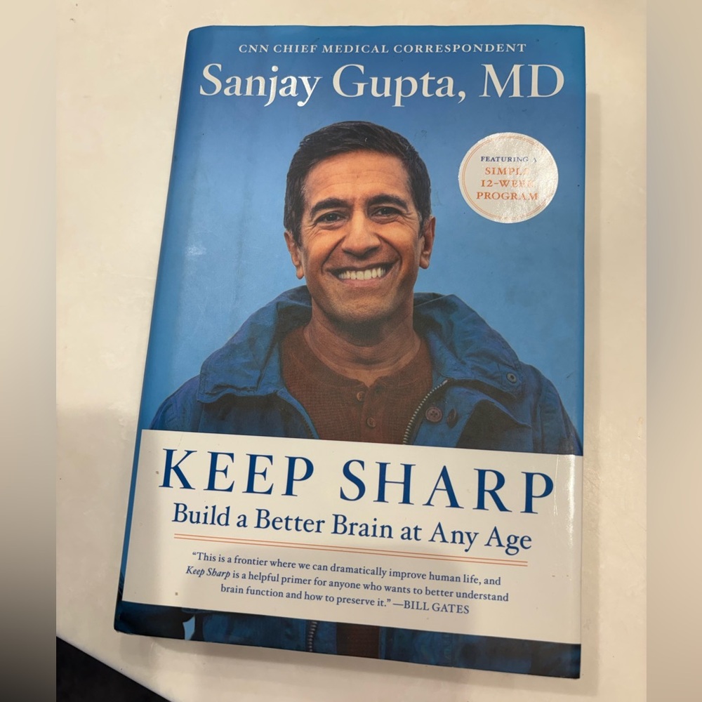 Keep Sharp by Sanjay Gupta, MD - Blue Cover